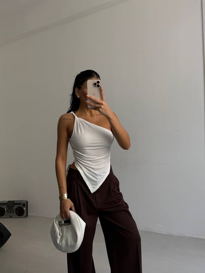 Asimetrik Detay Bluz