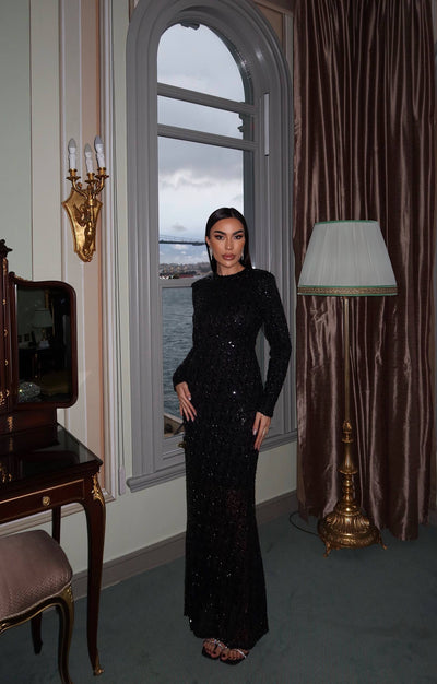 Gala Işıltısı Siyah