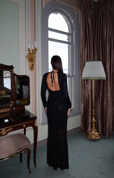 Gala Işıltısı Siyah