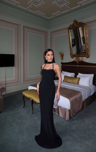 Işıltılı Davet Elbisesi