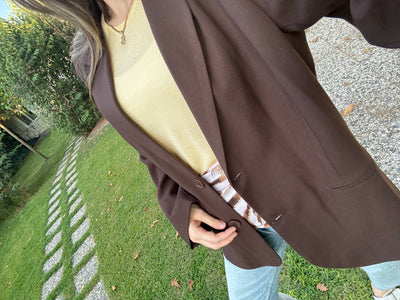 Oversize Gri Ceket